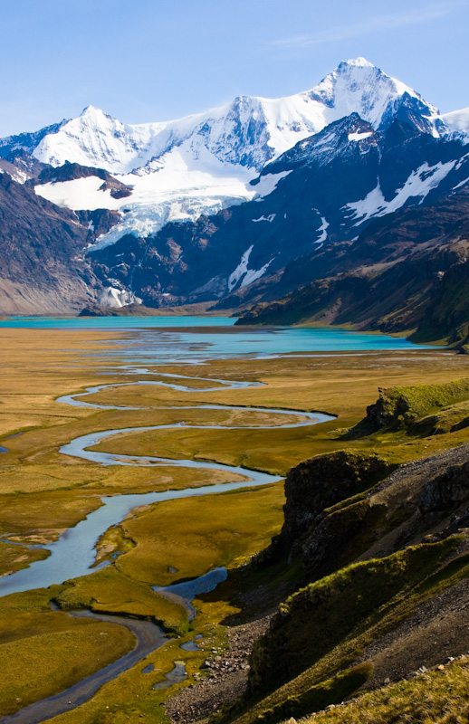 Peaks Above Meandering River